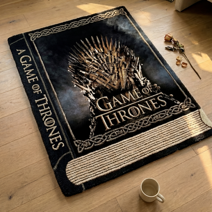 Alcuras® Handcrafted “Thrones” Book Rug