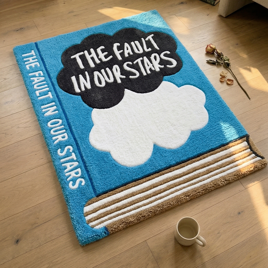 Alcuras® Handcrafted "Fault Stars" Book Rug