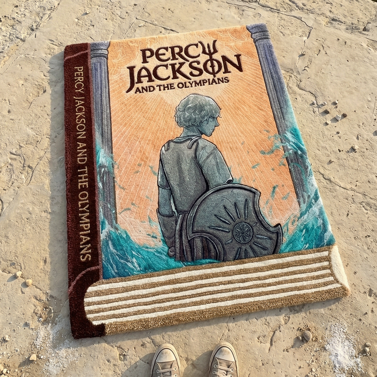 Alcuras® Handcrafted "Percy" Book Rug