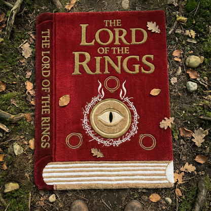 Alcuras® Handcrafted "Rings" Book Rug